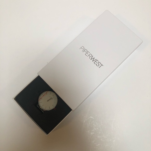 Piperwest Mini Mesh Minimalist Stainless Steel Watch NWT - Picture 11 of 11